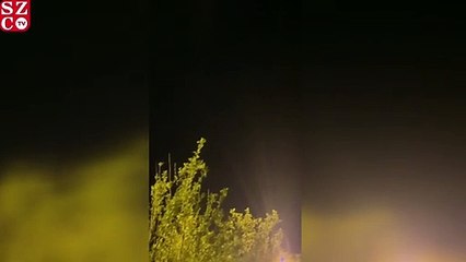 Gökyüzünde esrarengiz ışıklar merak uyandırdı