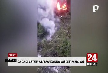 Cusco: un herido y dos desaparecidos tras volcadura y explosión de cisterna
