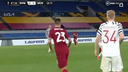 Edinson Cavani 2nd Goal - Roma vs Manchester United 2-2 06/05/2021