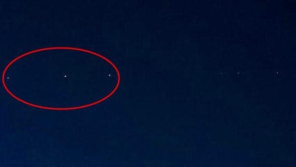 Gökyüzündeki esrarengiz ışıklar merak konusu oldu