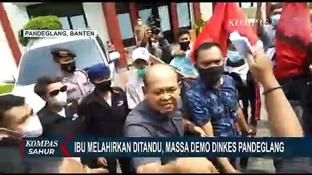 Ibu Hamil Ditandu ke Puskesmas Akibat Jalan Rusak, Massa Tuntut Tanggung Jawab Dinkes Pandeglang