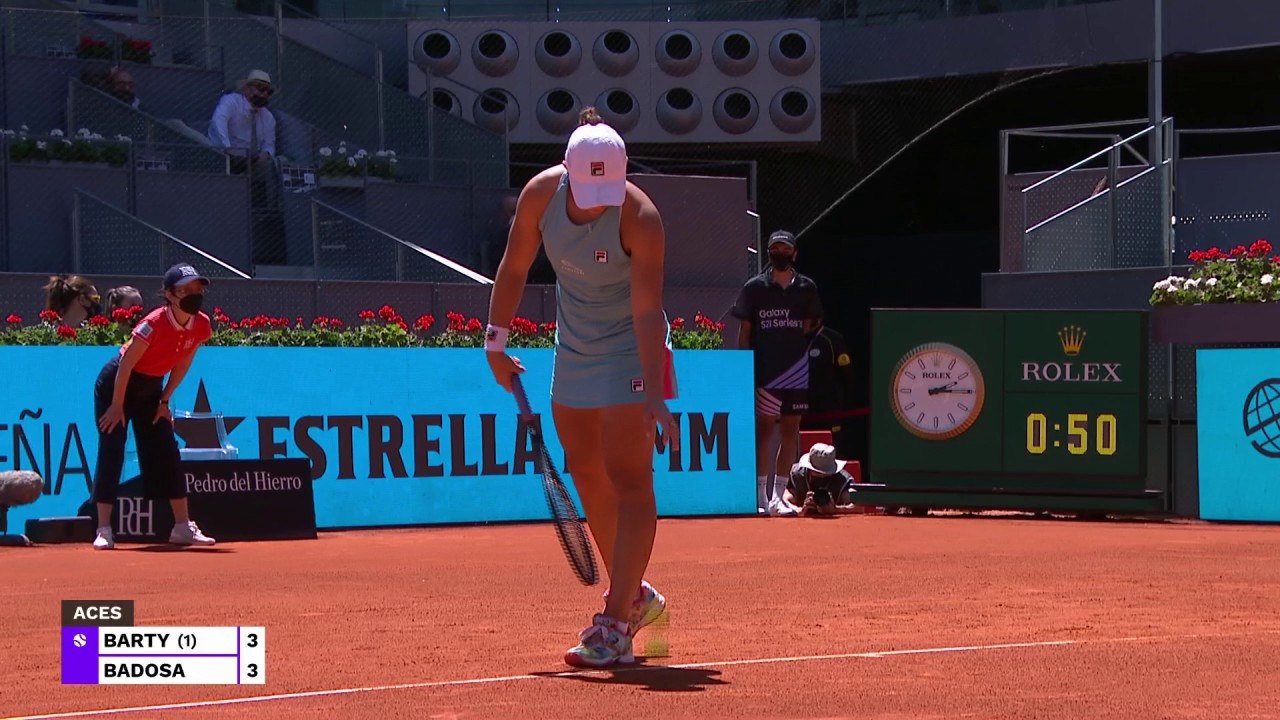 Barty v Badosa | Madrid Open SF Match Highlights