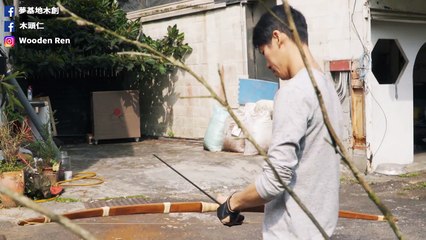 Diy Bamboo Bow | How To Make A Bow And Arrow | Carpentry Teaching #045