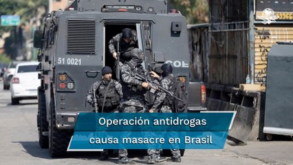 Operativo policial en favela de Río de Janeiro deja al menos 25 muertos