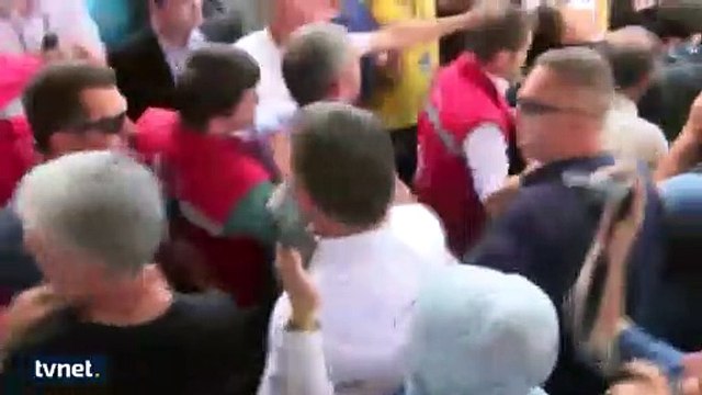 Görmez, Suriyeli hamile kadın ve çocuğunun cenazesinde ağladı!