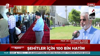 15 Temmuz gecesi 90 bin camide selâ okunacak.
