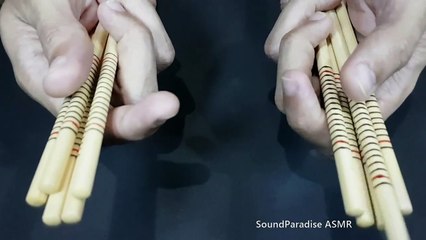 Asmr Chopsticks To Help You Relax And Sleep  Wood Sounds | Bamboo Mat | No Talking