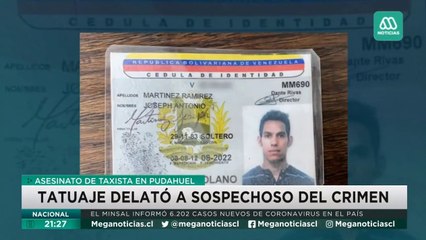 Venezolano ILEGAL detenido por asesinato de taxista en Pudahuel ocurrido en Abril 21 - AhoraNoticias