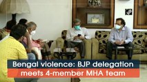 Bengal violence: BJP delegation meets 4-member MHA team