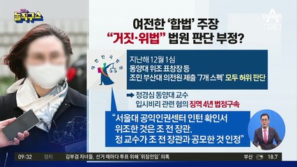 여전한 ‘합법’ 주장…“거짓·위법” 법원 판단 부정?