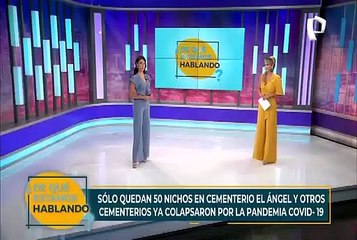 Cementerios cuadruplicaron número de entierros por la pandemia