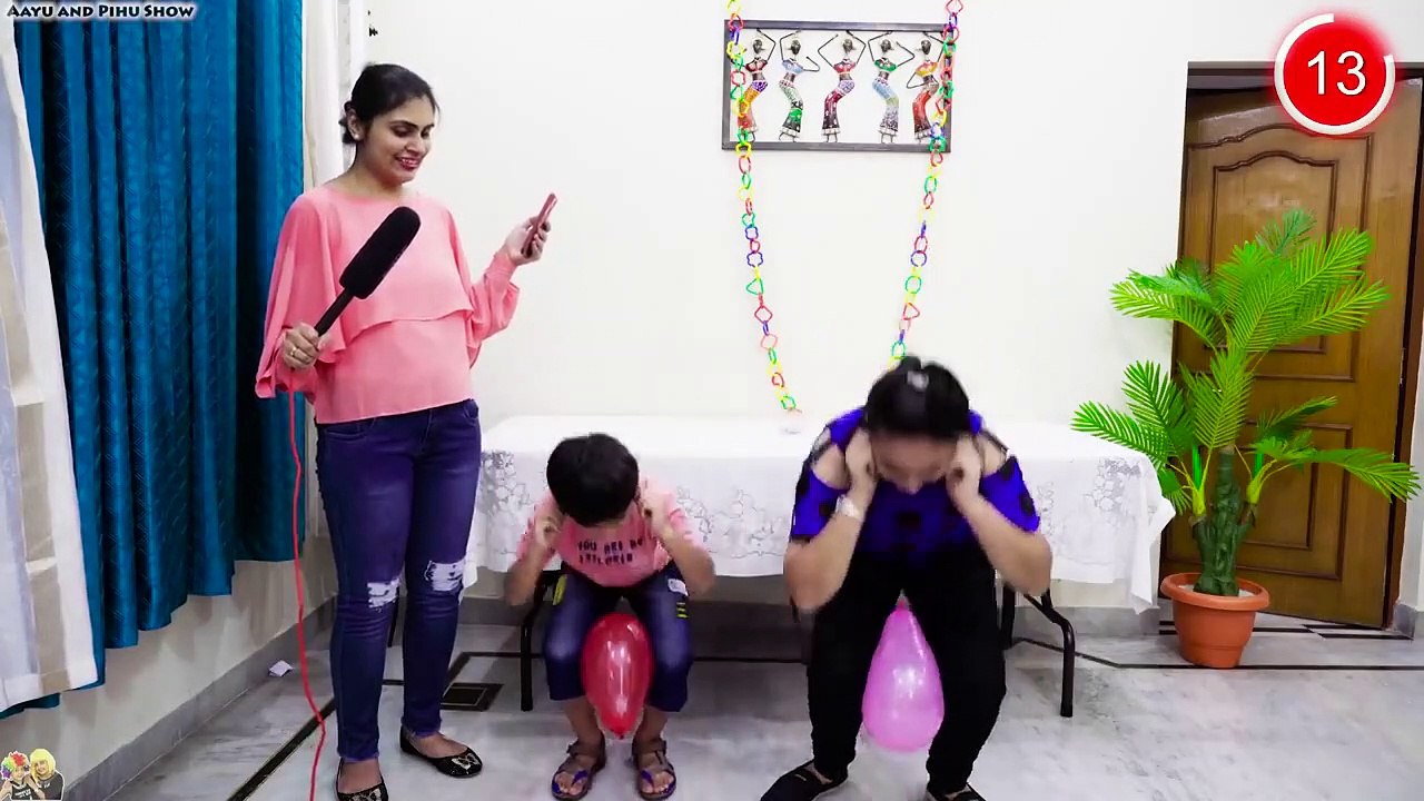 1 Minute Challenge With Fukrey Boyzzz Girl Vs Boy #Funny Aayu And Pihu Show