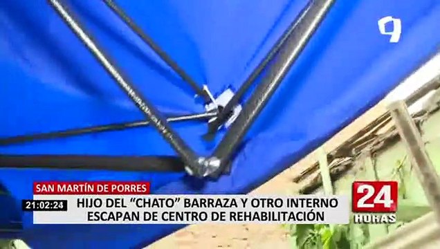 SMP: Hijo de Miguel Barraza es detenido tras intentar escapar de centro de rehabilitación