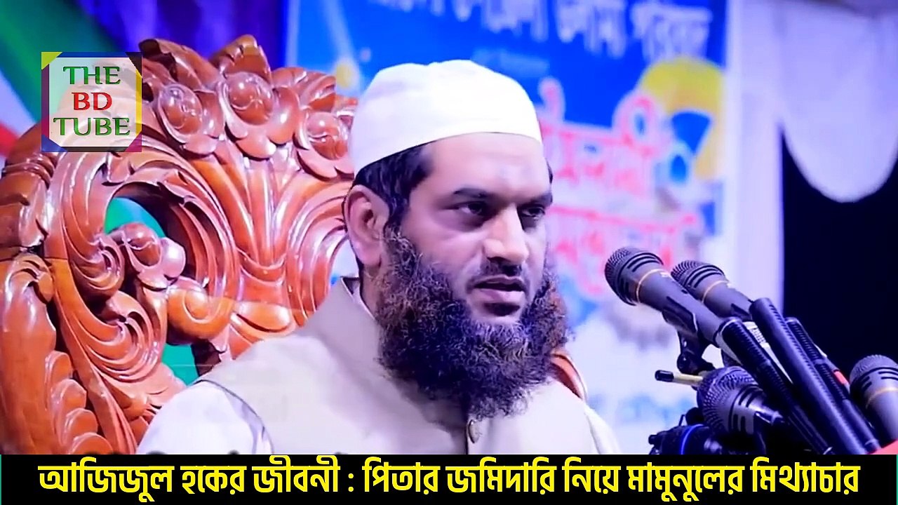 আজিজুল হকের জীবনী - পিতার জমিদারি নিয়ে মামুনুলের মিথ্যাচার