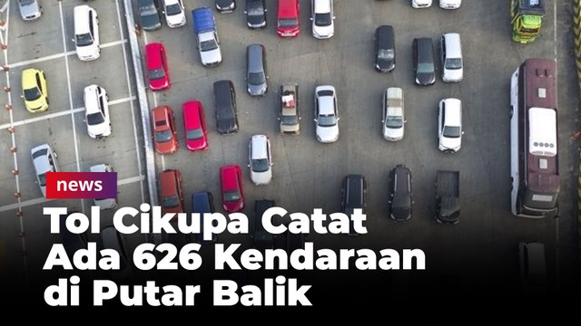 Hari Pertama Pelarangan Mudik, Tol Cikupa Catat Ada 626 Kendaraan di Putar Balik