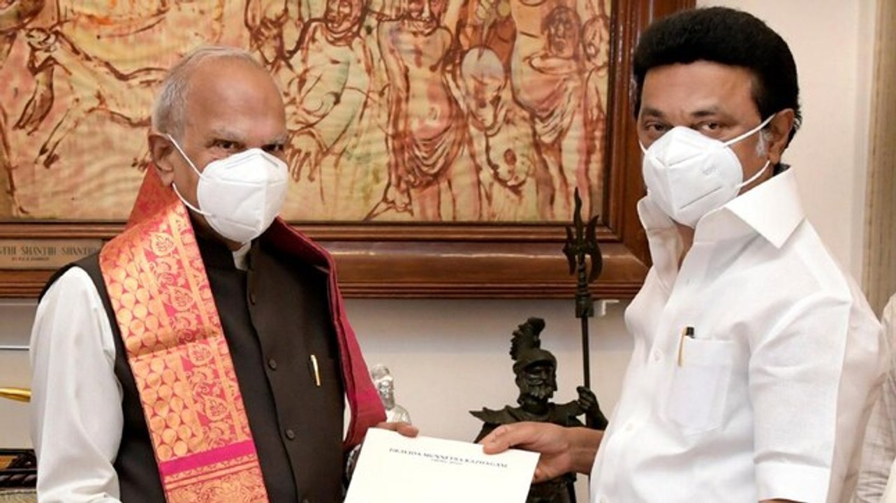 DMK chief MK Stalin sworn-in as Tamil Nadu CM