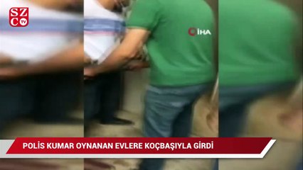 Polis kumar evlerine koçbaşıyla girdi