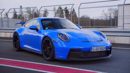 The new Porsche 911 GT3 Design in Shark Blue