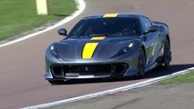 The new Ferrari 812 Competizione Track driving