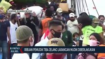 Ribuan Pemudik Tiba Jelang Larangan Mudik Diberlakukan