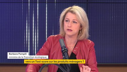 Barbara Pompili annonce la création d'un "ToxiScore sur les produits ménagers", sur le modèle du "Nutri-score"