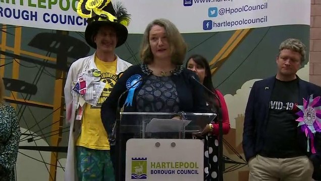 'Momentous day' as Conservatives win Hartlepool by-election