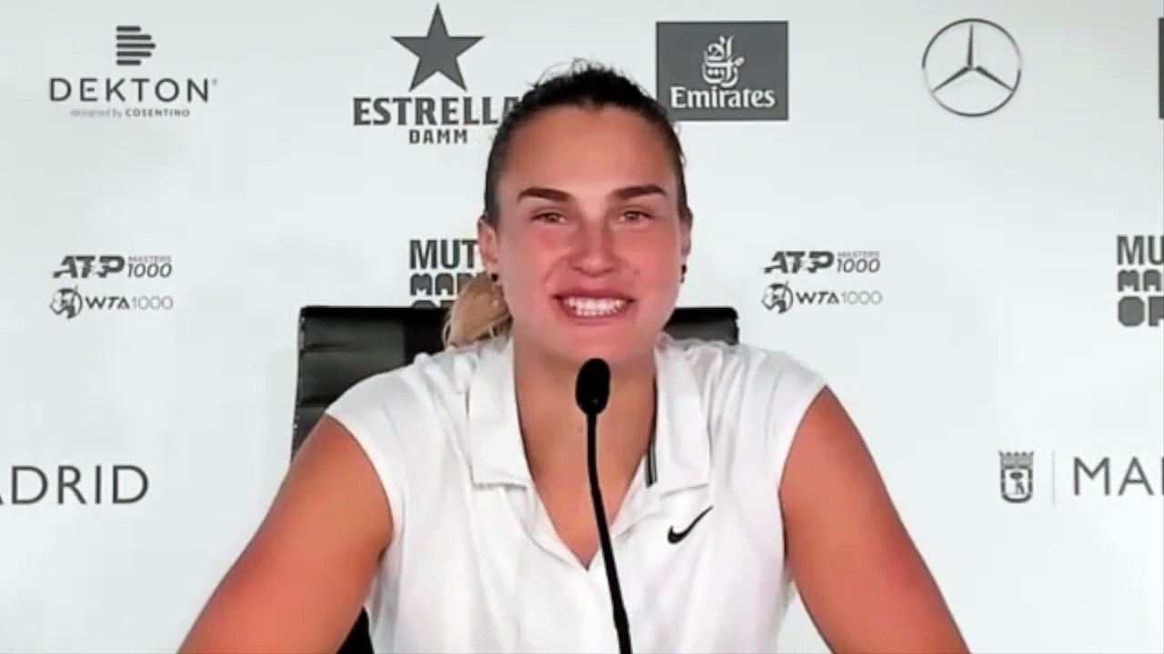 WTA - Madrid 2021 - Aryna Sabalenka : "Yeah, just looking forward for this battle against Ash Barty