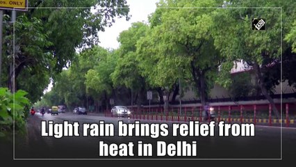 हल्की बारिश से दिल्लीवालों को मिली गर्मी से राहत