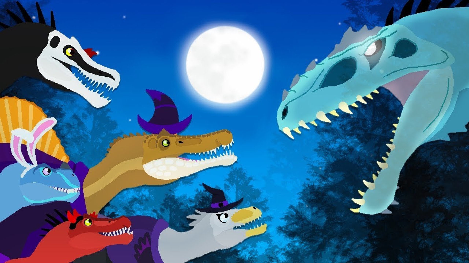 Halloween with Dinosaurs - DinoMania - Dinosaurs Сartoons - video  Dailymotion