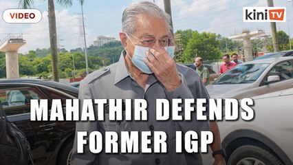 Dr Mahathir stands by his decision to appoint Hamid Bador as IGP