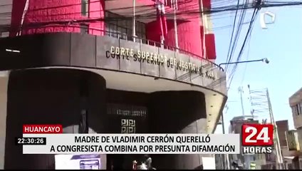 Madre de Vladimir Cerrón querella a congresista por presunta difamación