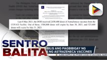 Pagbabakuna gamit ang AstraZeneca vaccine, pinabibilis; vaccine expert panel, tiniyak na hindi maaapektuhan ang efficacy rate ng bakuna sa 1-3 months na pagitan ng 1st at 2nd dose