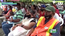 Adultos mayores reciben vacuna contra la influenza en Managua