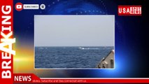 US military ship fires 30 warning shots at Iranian boats