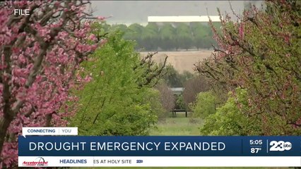 Newsom expands drought emergency