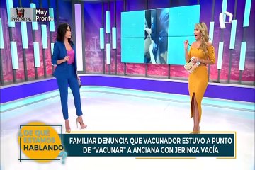 Gobierno exhorta al personal de salud a "trabajar con transparencia" tras denuncias de jeringas vacías