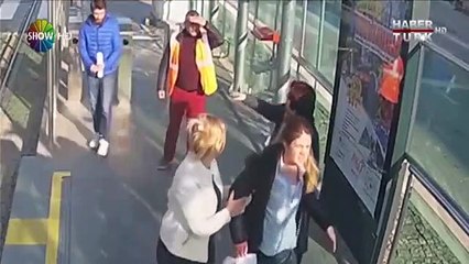Dikkatsiz Samsun halkının tramvay ile imtihanı