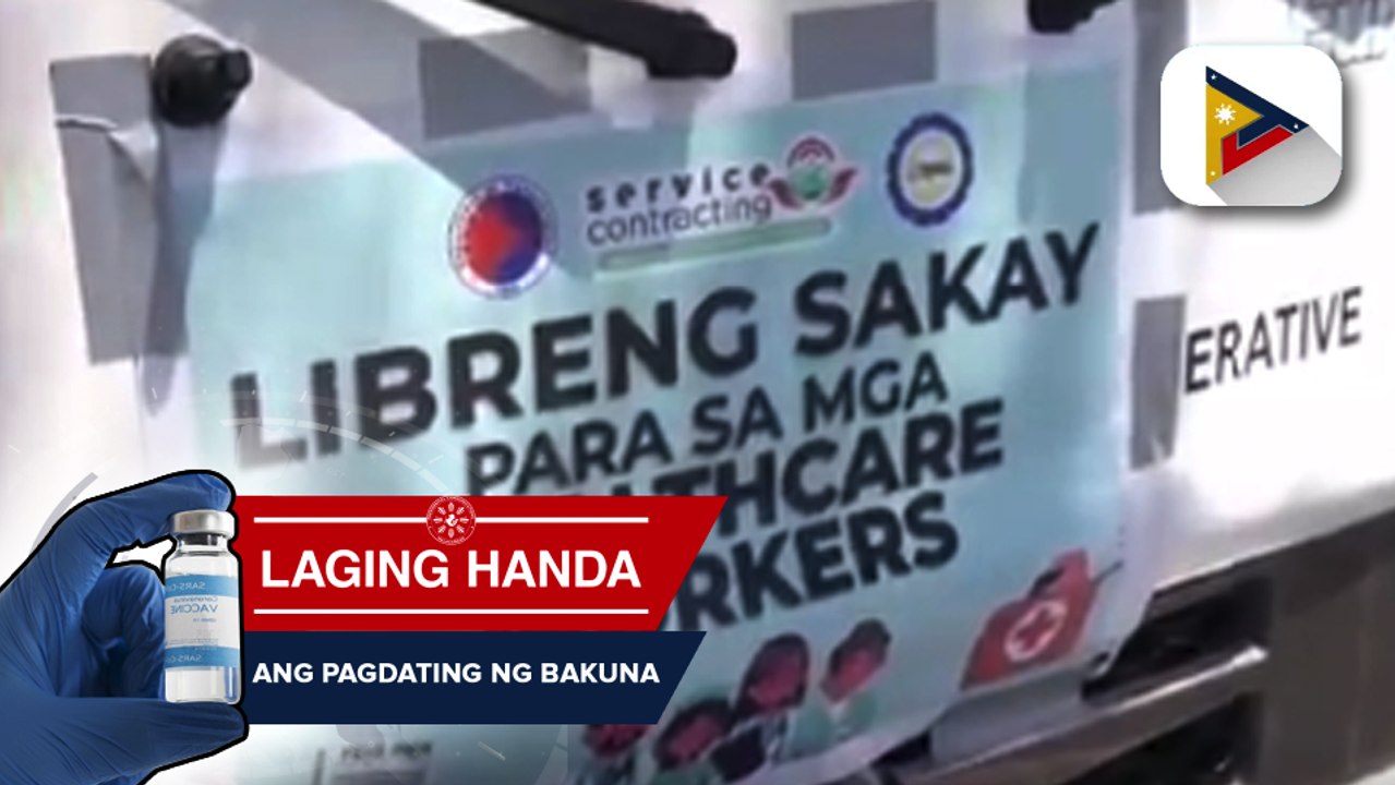 Libreng sakay para sa mga healthcare workers sa...