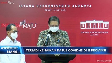 Peningkatan Kasus Positif COVID-19 di 11 Provinsi
