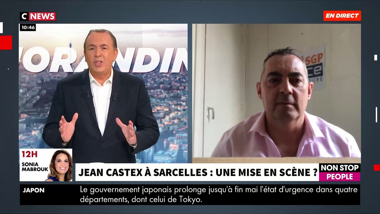 La visite de Jean Castex au commissariat de Sarcelles a-t-elle été mise en scène? Rocco Contento, secrétaire départemental Unité SGP Police FO réagit dans "Morandini Live" sur CNews