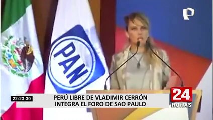 Perú Libre liderado por Vladimir Cerrón forma parte del Foro de Sao Paulo