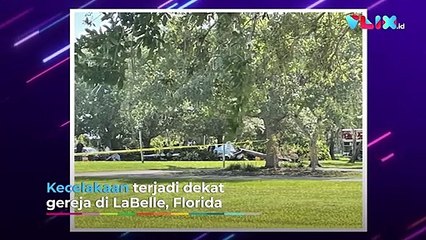 Pesawat Kecil Jatuh Dekat Gereja, 1 Orang Tewas