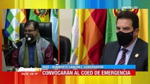 Autoridades de Cochabamba analizan endurecer medidas de restricción y pedirán más vacunas