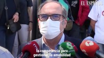Declaraciones de Ángel Gabilondo a las puertas del hospital
