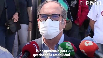 Declaraciones de Ángel Gabilondo a las puertas del hospital