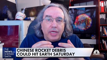 Astrophysicist on Chinese rocket debris which could hit Earth on Saturday