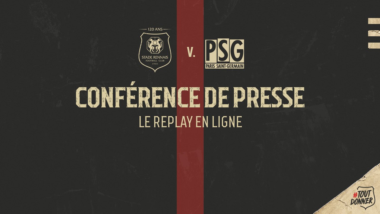 J36. #SRFCPSG - Replay de la conférence de presse d'avant-match