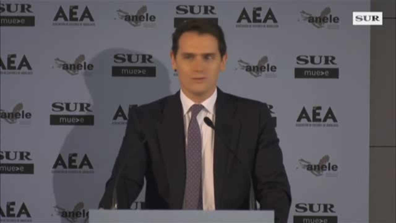 Albert Rivera: "Lo último que puede hacer uno en le vida es añorase a sí mismo"