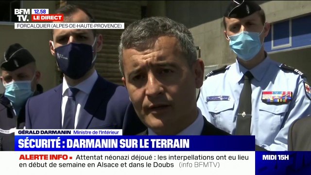 Gérald Darmanin sur le policier tué à Avignon: Tous les moyens de la police sont mis à la disposition de la justice pour retrouver les auteurs