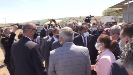 BALIKESİR - Bakan Pakdemirli meyve bahçelerinde incelemelerde bulundu